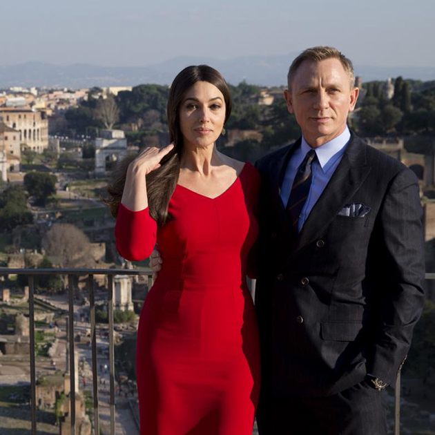 Daniel Craig E Monica Belucci Gravam Em Roma Site Rg Moda