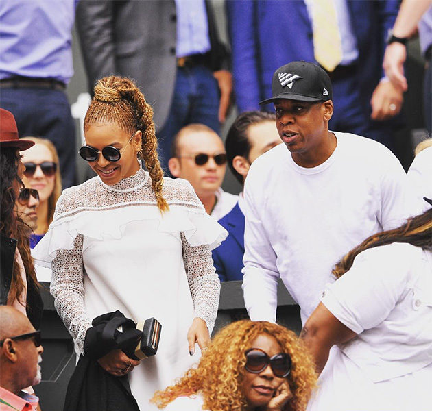 Beyoncé e Jay Z acompanham vitória de Serena Williams, em Wimbledon ...