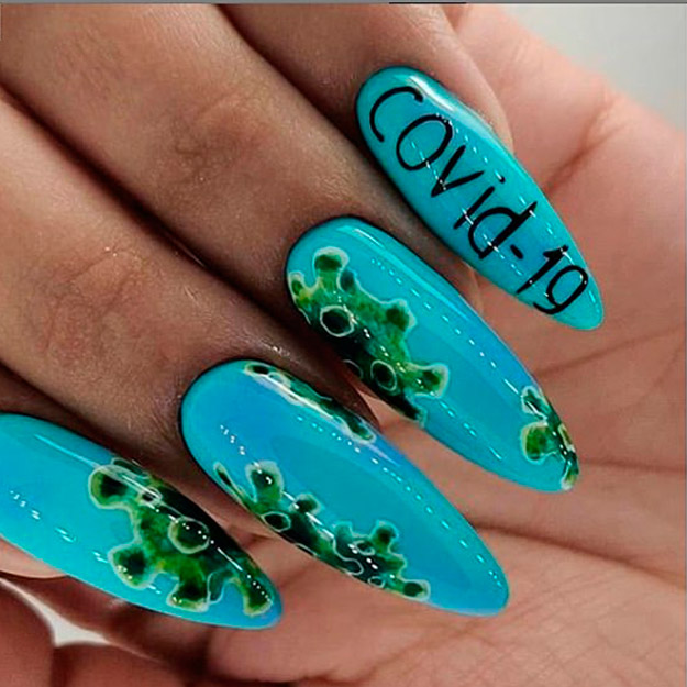 Coronavírus inspira a nail art - Site RG - Moda, Estilo ...