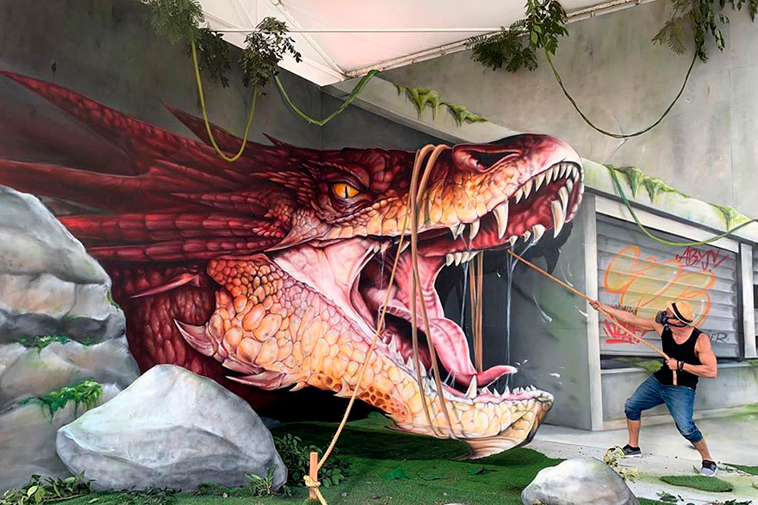 Grafite 3D: artista francês explora desenhos em locais abandonados; veja -  Site RG – Moda, Estilo, Festa, Beleza e mais