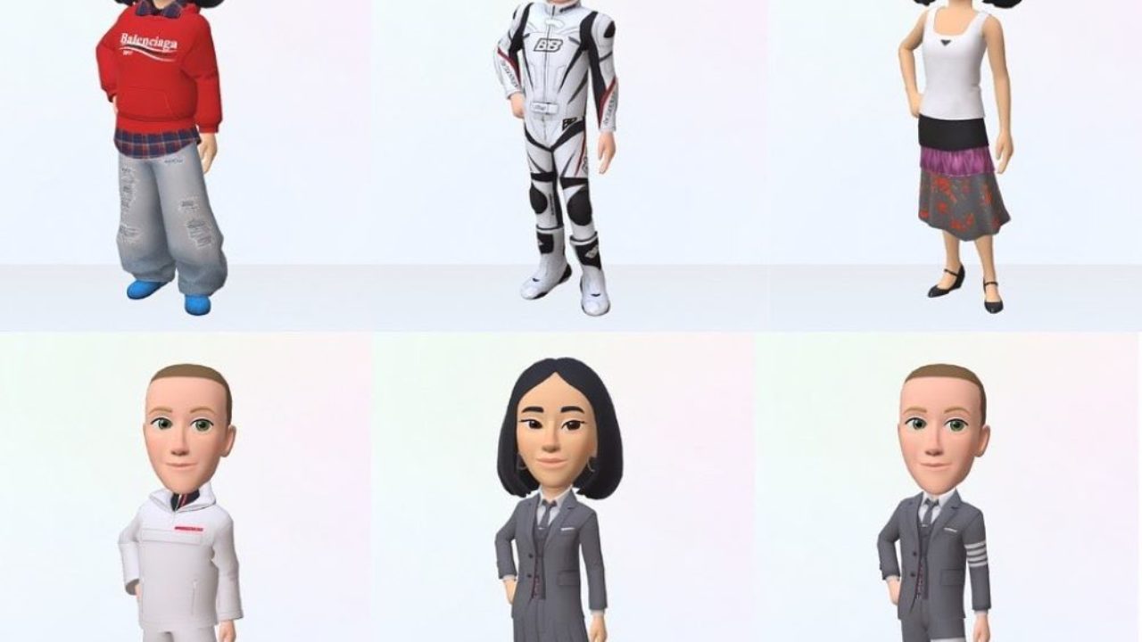 Metaverso: Meta anuncia loja de roupas para avatares com Balenciaga e Prada